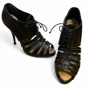 Giuseppe Zanotti Black Strappy Heels